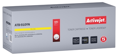 Изображение Activejet ATB-910YN Toner (replacement Brother TN-910Y; Supreme; 9000 pages; yellow)