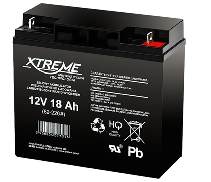 Attēls no Akumulator żelowy 12V 18Ah XTREME