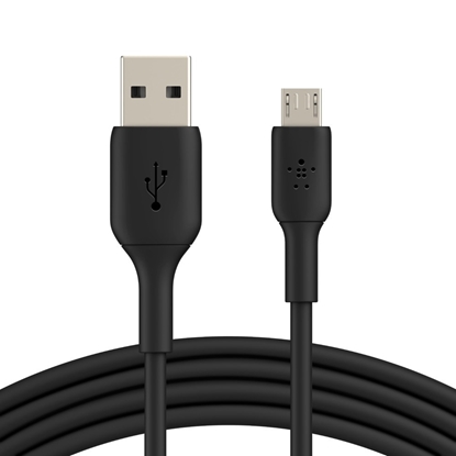 Picture of Belkin CAB005BT1MBK USB cable 1 m USB A Micro-USB A Black