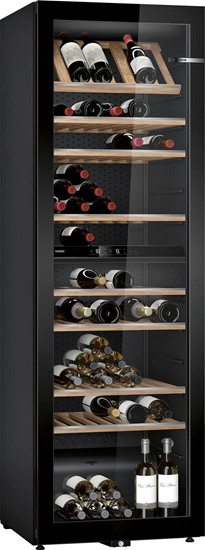 Picture of Bosch Serie 6 KWK36ABGA wine cooler Compressor wine cooler Freestanding Black 199 bottle(s)