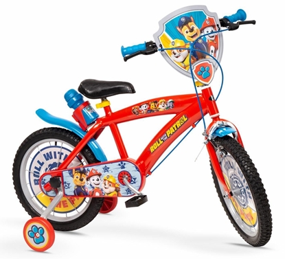 Attēls no Children's Bike 16" Paw Patrol Red 1678 NEW TOIMSA