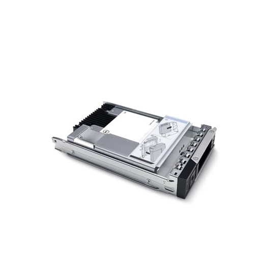 Picture of Dell SSD 2.5" / 960GB / SATA / Read Intensive / 6Gbps / 512 / Hot Plug / 3.5in HYB CARR / 1 DWPD / 1752 TBW | Dell | 2.5" / 960GB / SATA / Read Intensive / 6Gbps / 512 / Hot Plug / 3.5in HYB CARR / 1 DWPD / 1752 TBW | 960 GB | Solid-state drive interface 