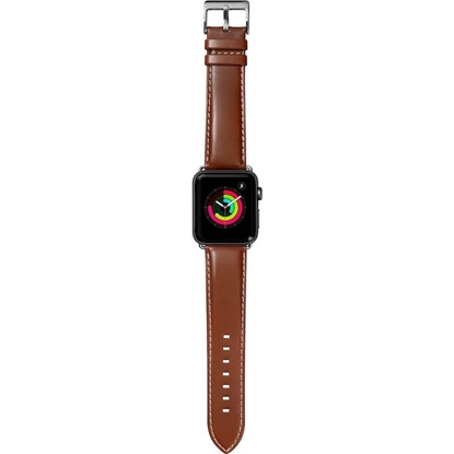 Attēls no Dirželis LAUT Oxford Apple išmaniajam laikrodžiui 42mm, natūralios odos, rudas