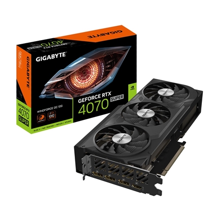 Изображение Gigabyte GeForce RTX 4070 SUPER WINDFORCE OC 12G NVIDIA 12 GB GDDR6X