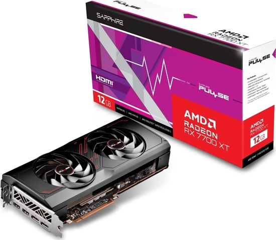 Изображение Graphics Card|SAPPHIRE|AMD Radeon RX 7700 XT|12 GB|GDDR6|192 bit|PCIE 4.0 16x|2xHDMI|2xDisplayPort|11335-04-20G