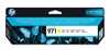 Picture of HP 970 Yellow Ink Cartridge, 2500 pags, for Officejet Pro X series