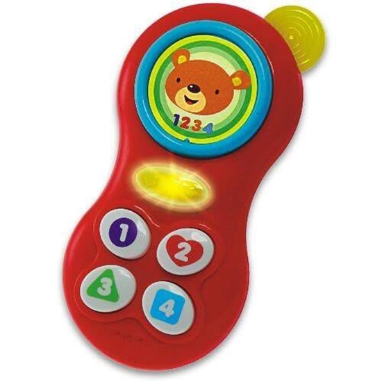 Изображение Interaktyvus telefonas - Mr Bear, raudonas