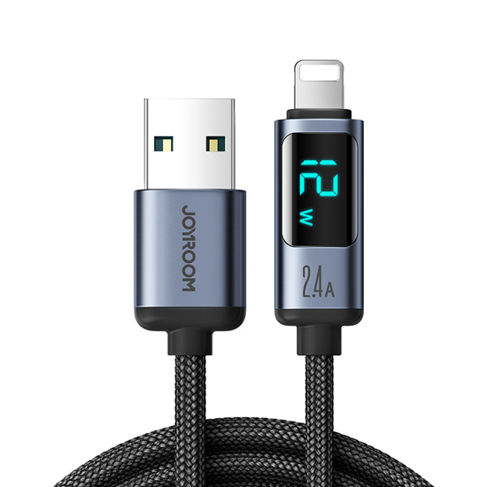 Изображение Kabel USB Joyroom USB-A - Lightning 1.2 m Czarny (S-AL012A16)