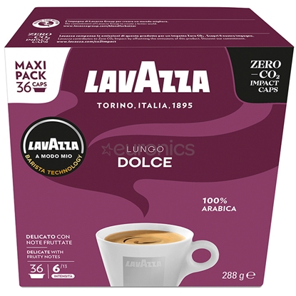 Picture of Kafijas kapsulas Lavazza Lungo Dolce 288g 36gab.