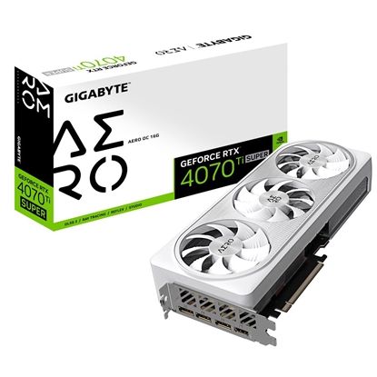 Attēls no GIGABYTE RTX4070Ti SUPER AERO OC 16GB