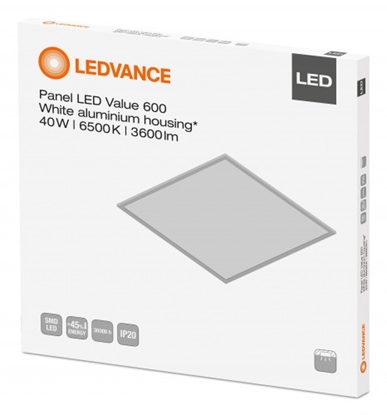 Picture of Ledvance LED Griestos iebuvejamais kvadratformas gaismeklis 600x600mm 36W/3000K IP20