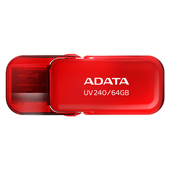 Изображение MEMORY DRIVE FLASH USB2 64GB/RED AUV240-64G-RRD ADATA