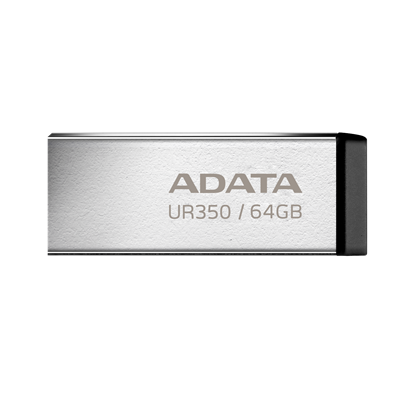 Attēls no ADATA USB 3.2 UR350 black 64GB            UR350-64G-RSR/BK