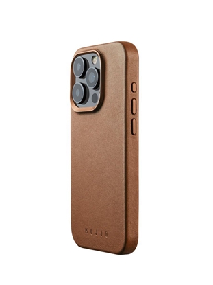 Picture of Mob.telefono dėkliukas Mujjo iPhone 15 Pro Leather - Tan