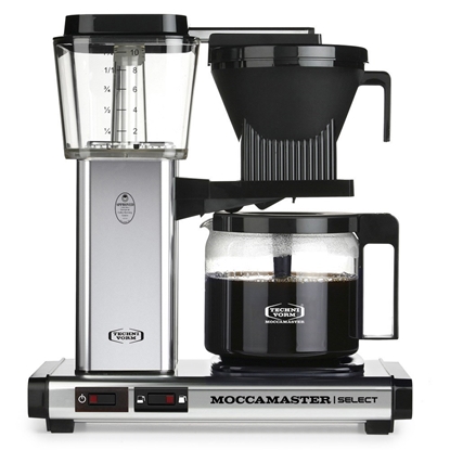 Picture of Moccamaster KBG Select Polished Silver Fully-auto Drip coffee maker 1.25 L