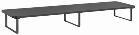 Picture of Monitora stiprinājums Gembird Monitor Stand for 2 Monitors (long rectangle)