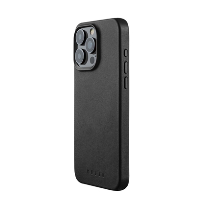 Picture of Mob.telefono dėkliukas Mujjo iPhone 15 Pro Max Leather - Black