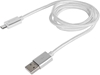 Изображение Natec Prati, USB Micro to Type A Cable 1m, Nylon, Silver | Natec | Micro USB to USB Type-A | Prati | Micro USB | USB Type-A