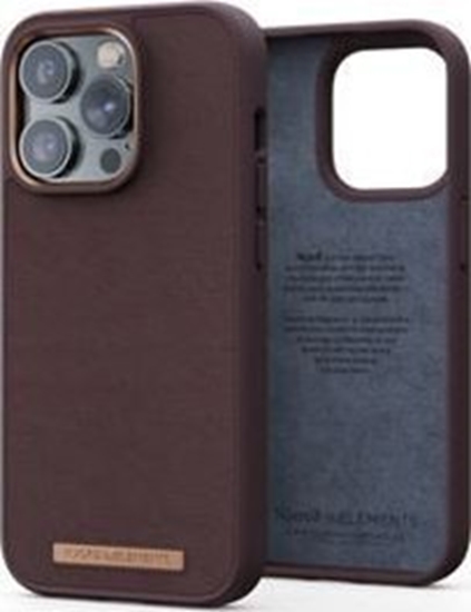 Picture of NJORD GENUINE LEATHER CASE IPHONE 14 PRO MAX (6.7) BROWN