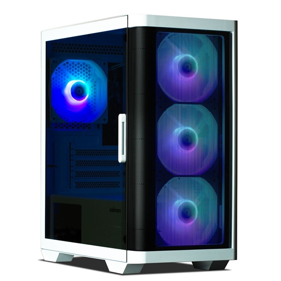 Picture of Obudowa M4 WHITE mATX Mini Tower 4 Fans ARGB 