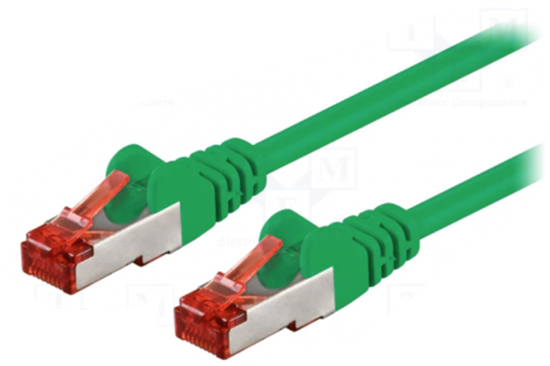 Picture of Patch cord S/FTP | CAT6 | Green | 0.25m