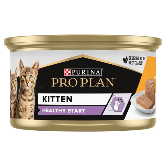 Picture of PURINA Pro Plan Kitten Healthy Start Chicken - wet cat food - 85 g