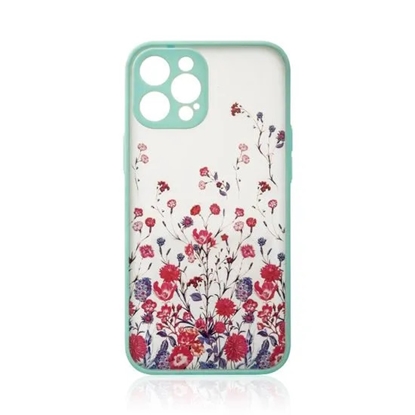 Изображение Riff Flower design Aizmugures Maks priekš Apple iPhone 12 Pro Max Blue