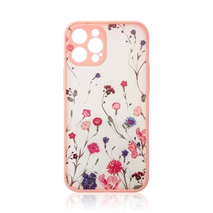 Attēls no Riff Flower design Aizmugures Maks priekš Apple iPhone 12 Pro Max Pink