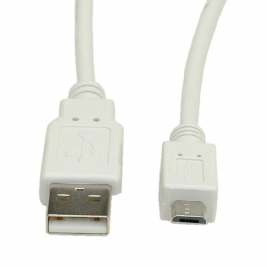 Picture of Secomp USB 2.0 Cable, USB Type A M - Micro USB B M, 0.8 m