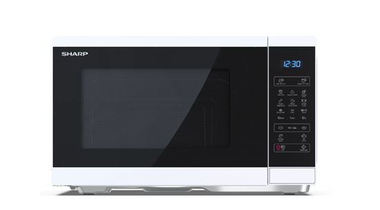 Picture of Sharp | Microwave Oven with Grill | YC-MG252AE-W | Free standing | 25 L | 900 W | Grill | White