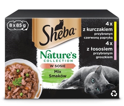 Изображение SHEBA Nature's Collection Mix - wet cat food - 8x85g