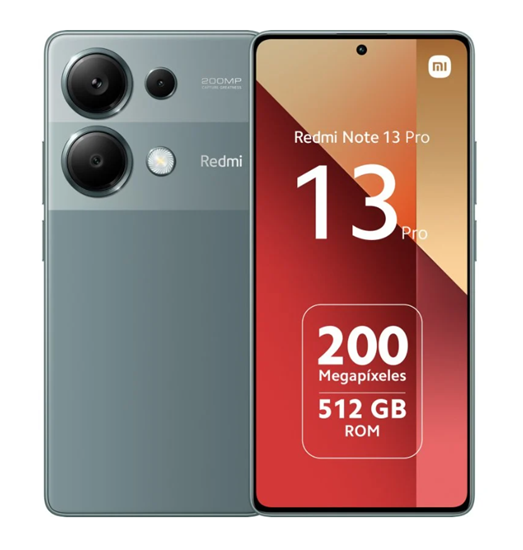 Изображение Smartfon Xiaomi Redmi Note 13 Pro 12/512GB Zielony  (6941812762929)