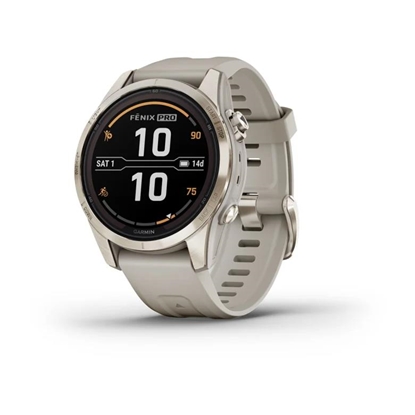 Picture of SMARTWATCH FENIX 7S PRO SOLAR/SAND/GOLD 010-02776-15 GARMIN