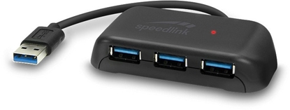 Attēls no Speedlink USB hub Snappy Evo 4-port (SL-140109-BK)