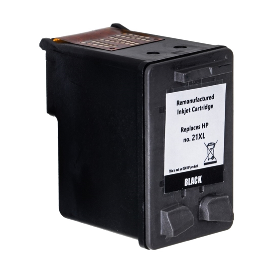 Picture of Superbulk B-H21 Black Ink for HP Printer (Replacement HP 21XL C9351A) Standard