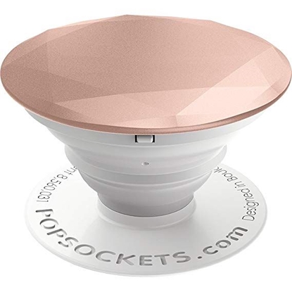 Picture of Telefono laikiklis POPSOCKETS, prilimpantis prie telefono nugarėlės, Rose Gold Metallic Diamond