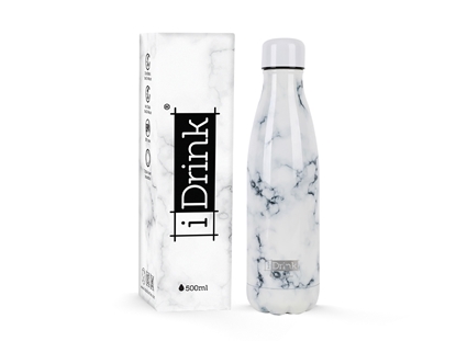 Attēls no Termo pudele Itotal MARBLE WHITE 500ml