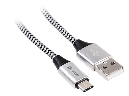 Изображение Tracer 46265 USB 2.0 Type C A Male 1m Black Silver