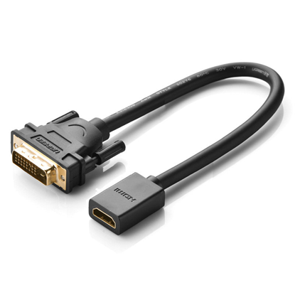 Изображение Adapteris no DVI uz HDMI UGREEN 20118 (melns)