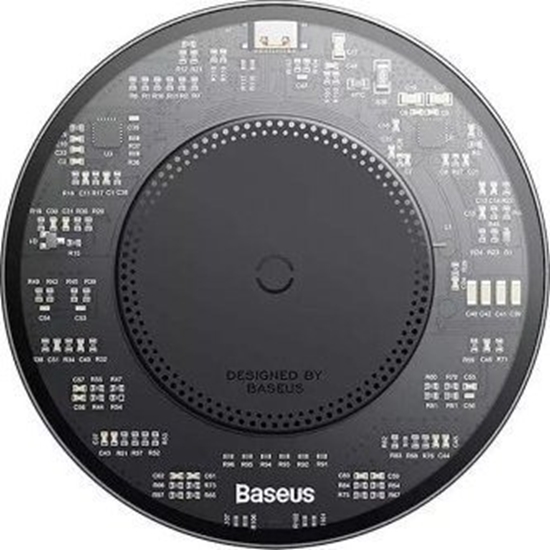 Picture of Baseus Simple 2  15W with USB-C to USB-C cable (black) Wireless Qi inductive charger