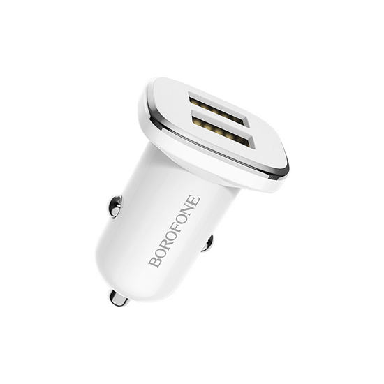 Picture of Borofone Car charger BZ12 Lasting Power - 2xUSB - 