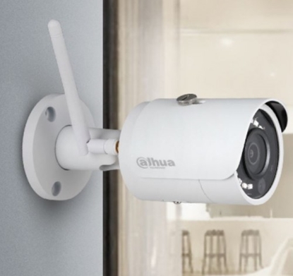 Attēls no DAHUA 4MP IP IR Bullet videonovērošanas kamera WiFi DH-IPC-HFW1435SP-W-0280B