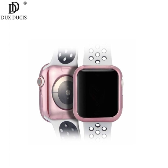 Picture of Dux Ducis TPU 2gab. Sānu Aizsargvāki (0.2mm) pulksteņiem Apple Watch 3 / 4 (40mm) Rozā un Caurspīdīgs