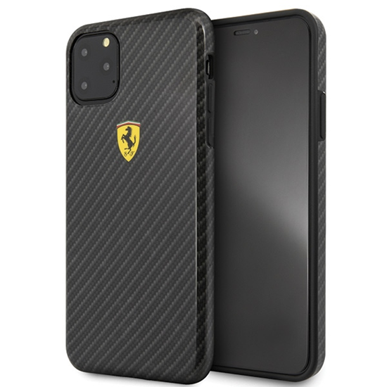 Picture of Ferrari Hardcase FESPCHCN65CBBK Izturīgs Silikona 