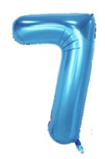 Picture of Folat Folija 1m gaisa balons Cipars 7 Glossy Blue