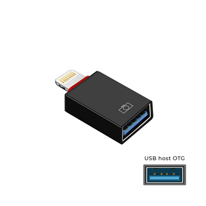 Изображение Goodbuy adapteris OTG USB -> lightning melns