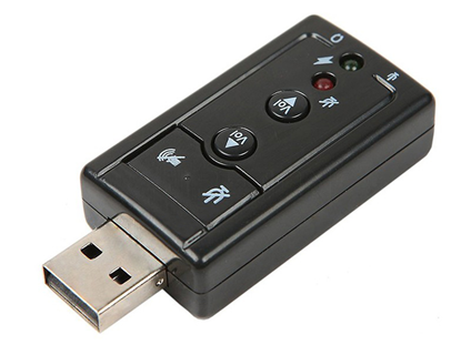 Изображение Goodbuy skaņas karte USB | 7.1 | Regulējams skaļum