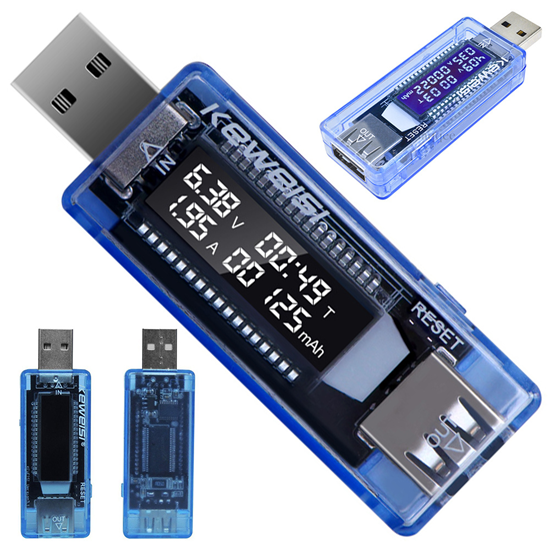 Picture of Goodbuy USB sprieguma mērītājs kabeļiem 10mA | 20V