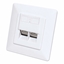 Изображение Intellinet 771917 socket-outlet 2 x RJ-45 White