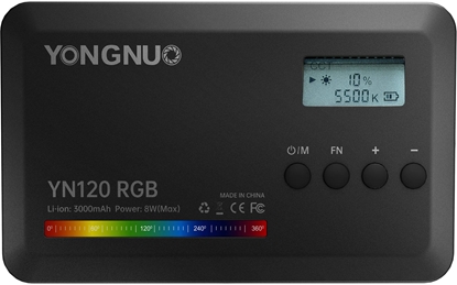 Attēls no Yongnuo video light LED YN120 RGB WB